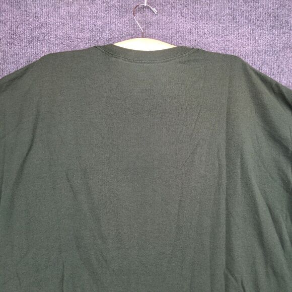 Gildan Mens Co-Alliance T-Shirt Green 3XL Short Sleeve Polycotton Dry Blend - Picture 8 of 13